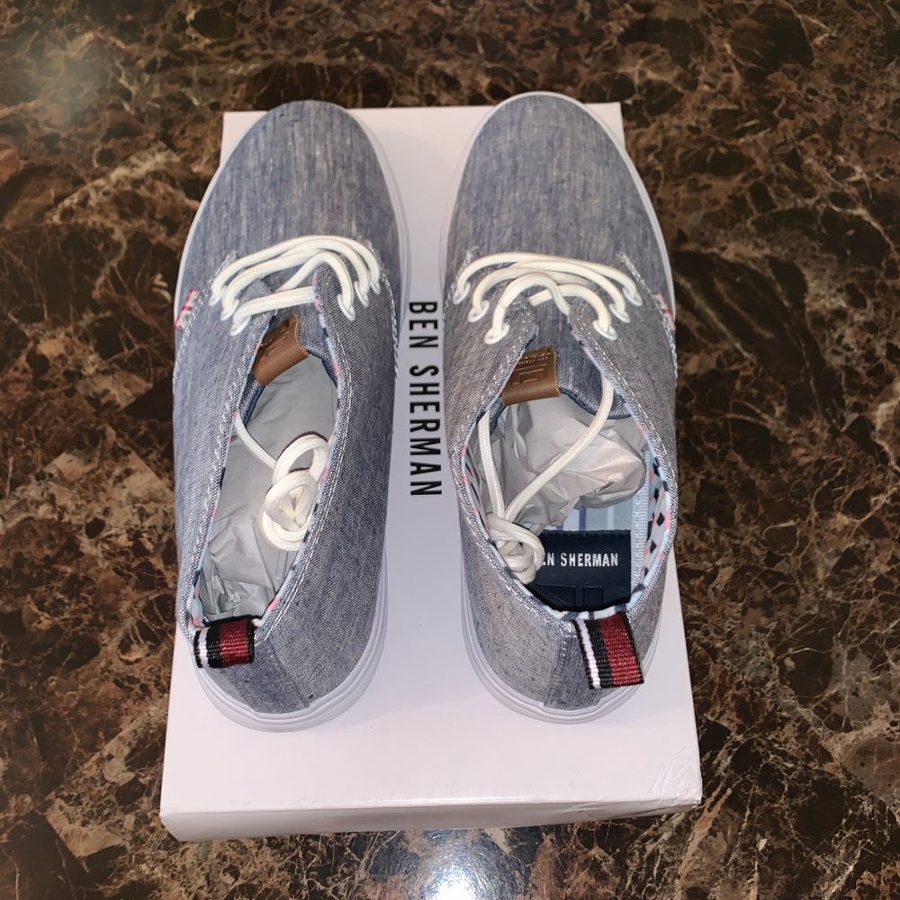 Ben Sherman Bristol Chukka Sneaker Navy Chambray - Picture 4 of 8